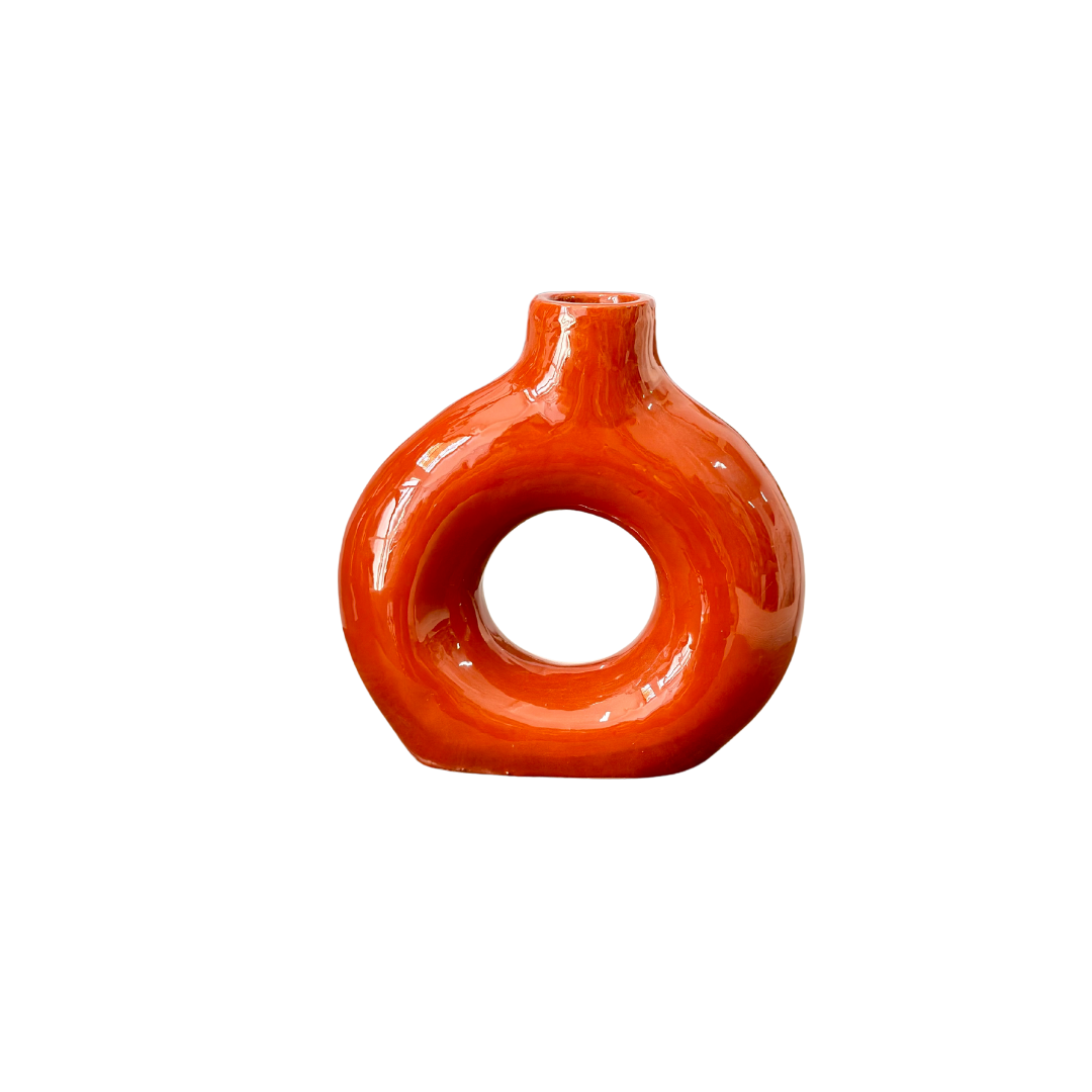 Vase Tafoukt rouge tomette