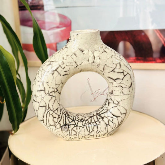 Vase Tafoukt gris craquelé 2
